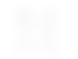 Line drawing of two women standing, one smiling and gesturing, the other facing away. Minimalistic, monochrome style on a plain background.