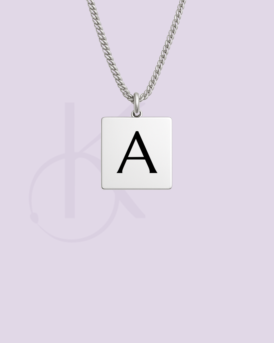 Colar Masculino Quadrado