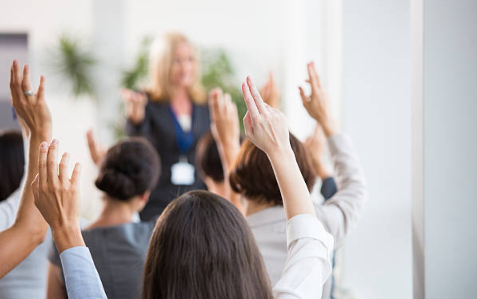 Interact with the audience