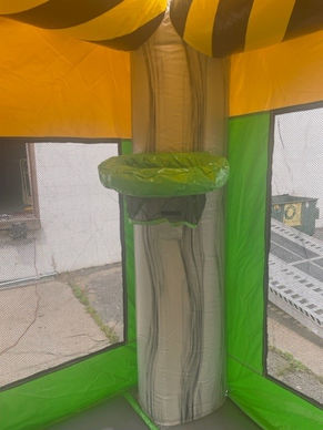 toxic bounce house, toxic inflatable rental, bounce house toxic, bounce house Halloween, toxic-themed bouncer,