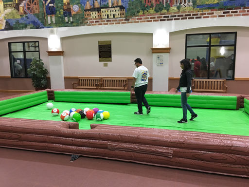 human soccer billiards, soccer billiards, soccer pool table, 