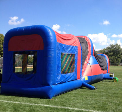 bounce and slide combo, bounce and slide rental, inflatable bounce and slide,