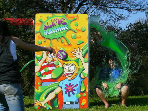 Slime machine, slime dunk, Slime dunk tank, slime rental, slime tank,