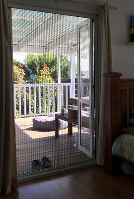 A pleated insect screen exclusively for doors.