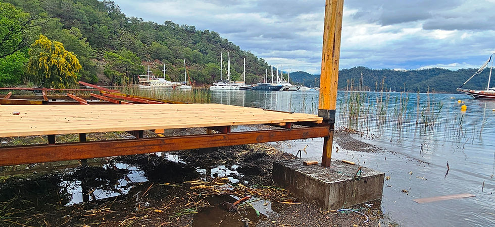 Betonarme saldırı bu kez Göcek'in bir diğer koyu Günlüklü'de (Osmanağa Koyu).