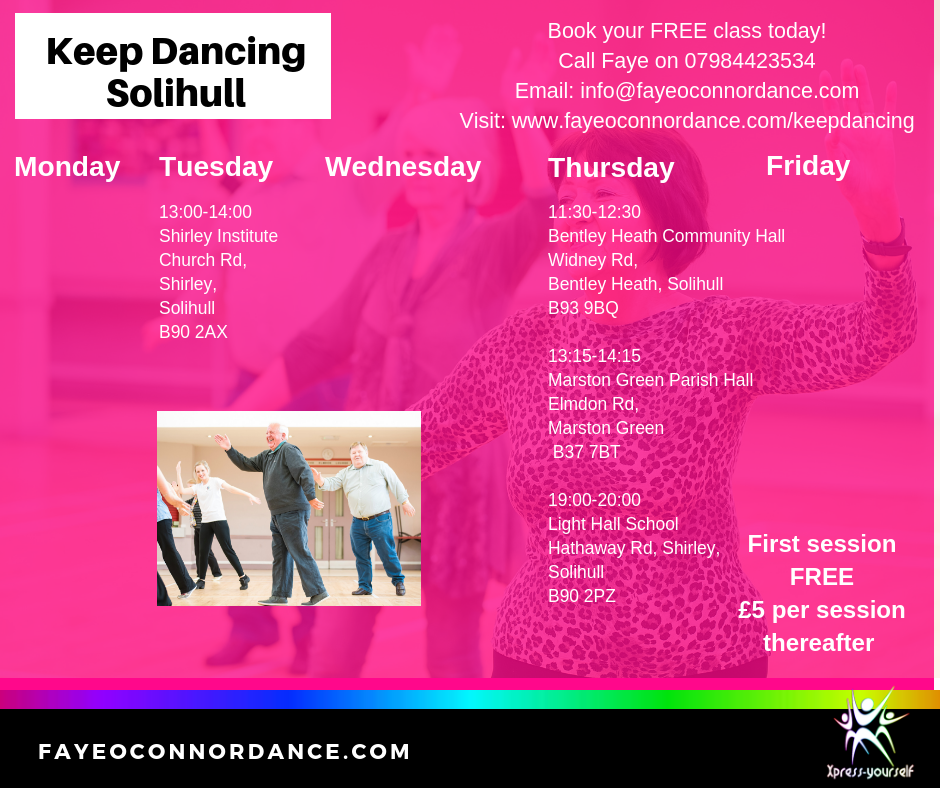Older adults Dance class Solihull