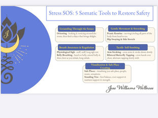 Stress SOS: 5 Somatic Tools