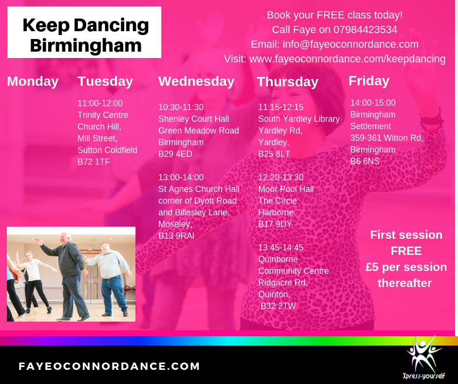 Older adults dance Birmingham