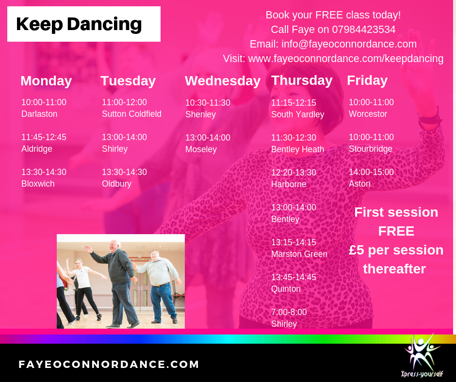 Older adults dance, West Midlands