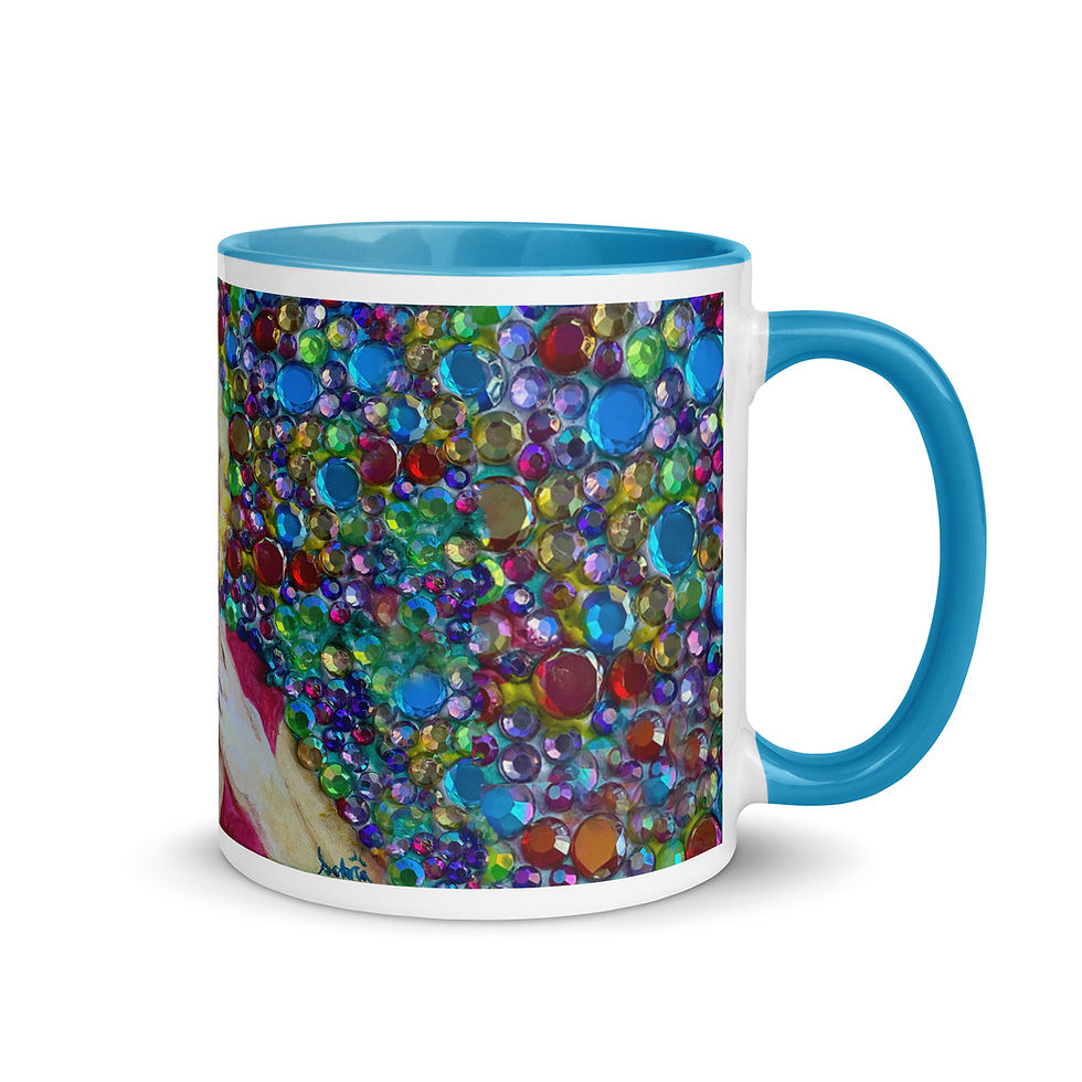 Thumbnail: Blonde Bombshell Mug with Color Inside 