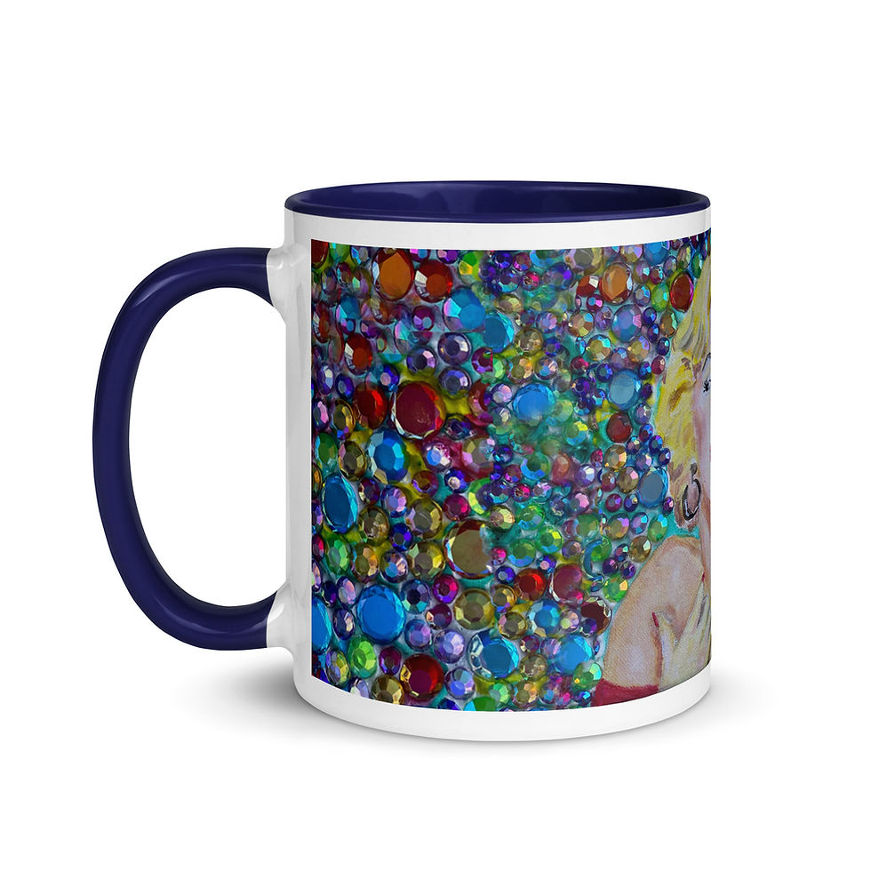 Thumbnail: Blonde Bombshell Mug with Color Inside 