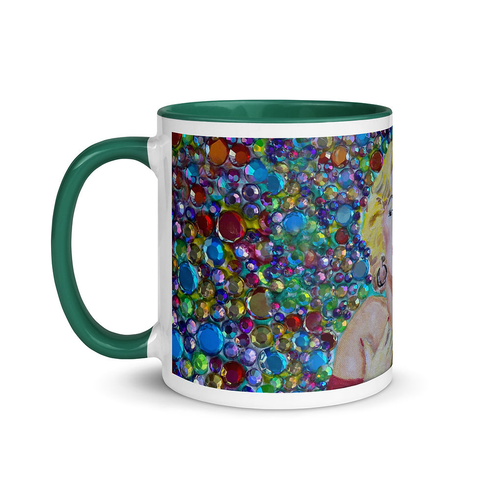 Thumbnail: Blonde Bombshell Mug with Color Inside 