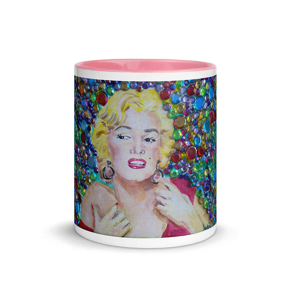 Thumbnail: Blonde Bombshell Mug with Color Inside 