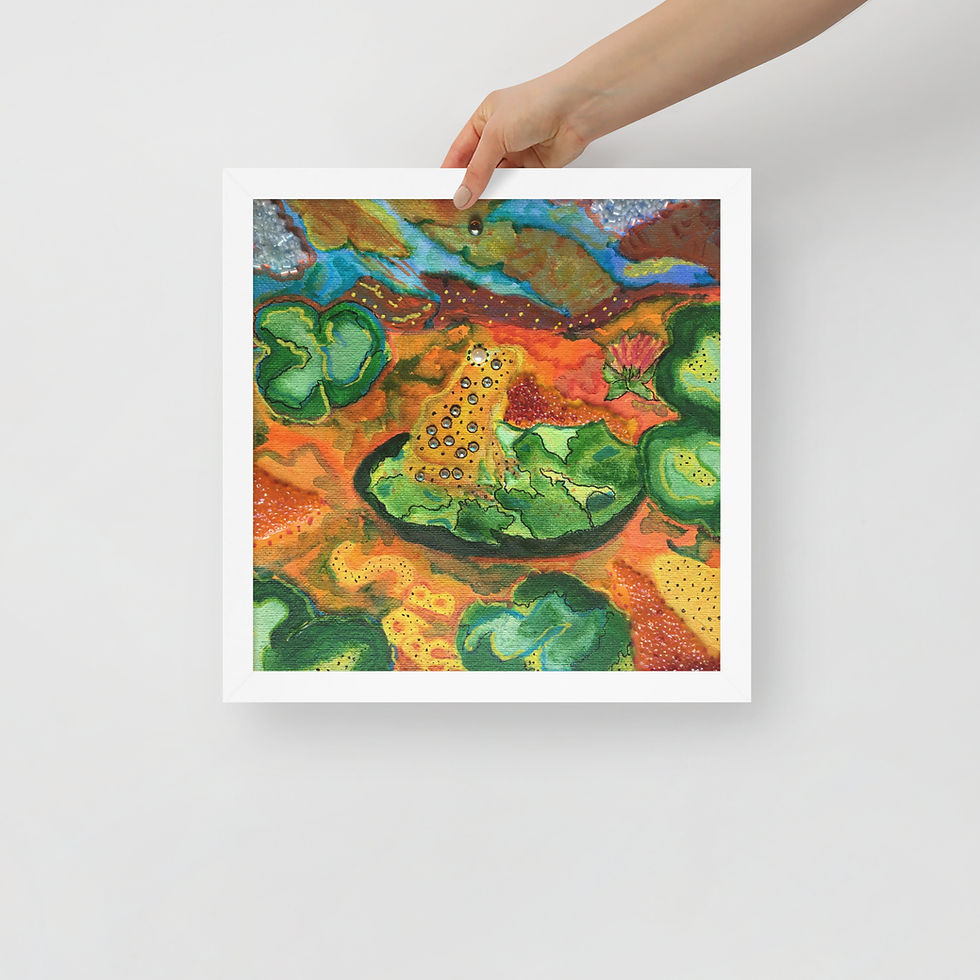 Thumbnail: Frog Framed Print