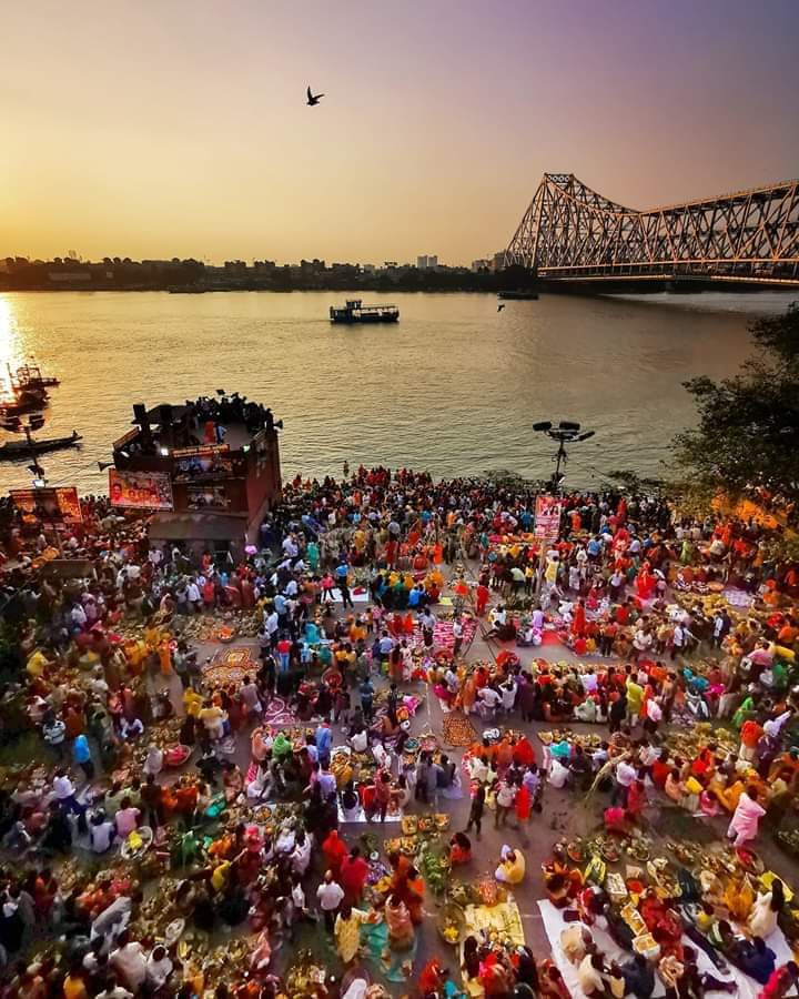 Ganga Ghat during festival times