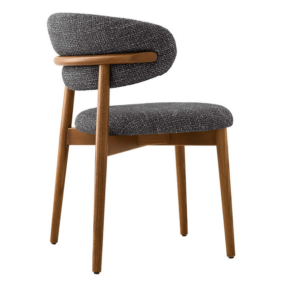 calligaris_oleandro-tuoli_buklee-kangas_harmaa_pahkina_dining_chair_walnut_boucle_anthraci