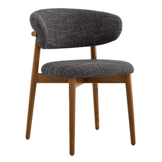 calligaris_oleandro-tuoli_buklee-kangas_harmaa_pahkina_dining_chair_walnut_boucle_anthraci