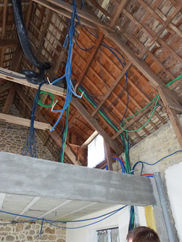 réhabilitation d'une grange - chantier - Haude Leroy Architecte - hla-architecte.com