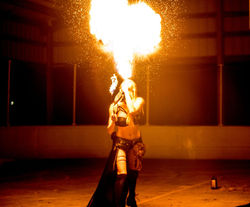 The Hive Fire Performers