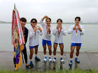 男子舵手付きフォア優勝!!【第70回中国学生ローイング選手権大会 結果報告】