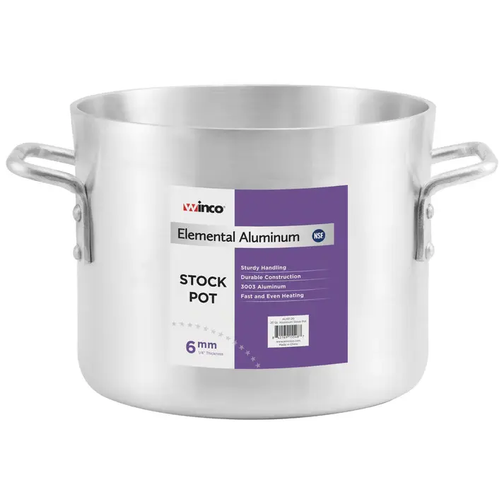 Elemental Aluminum Stock Pot, 6mm