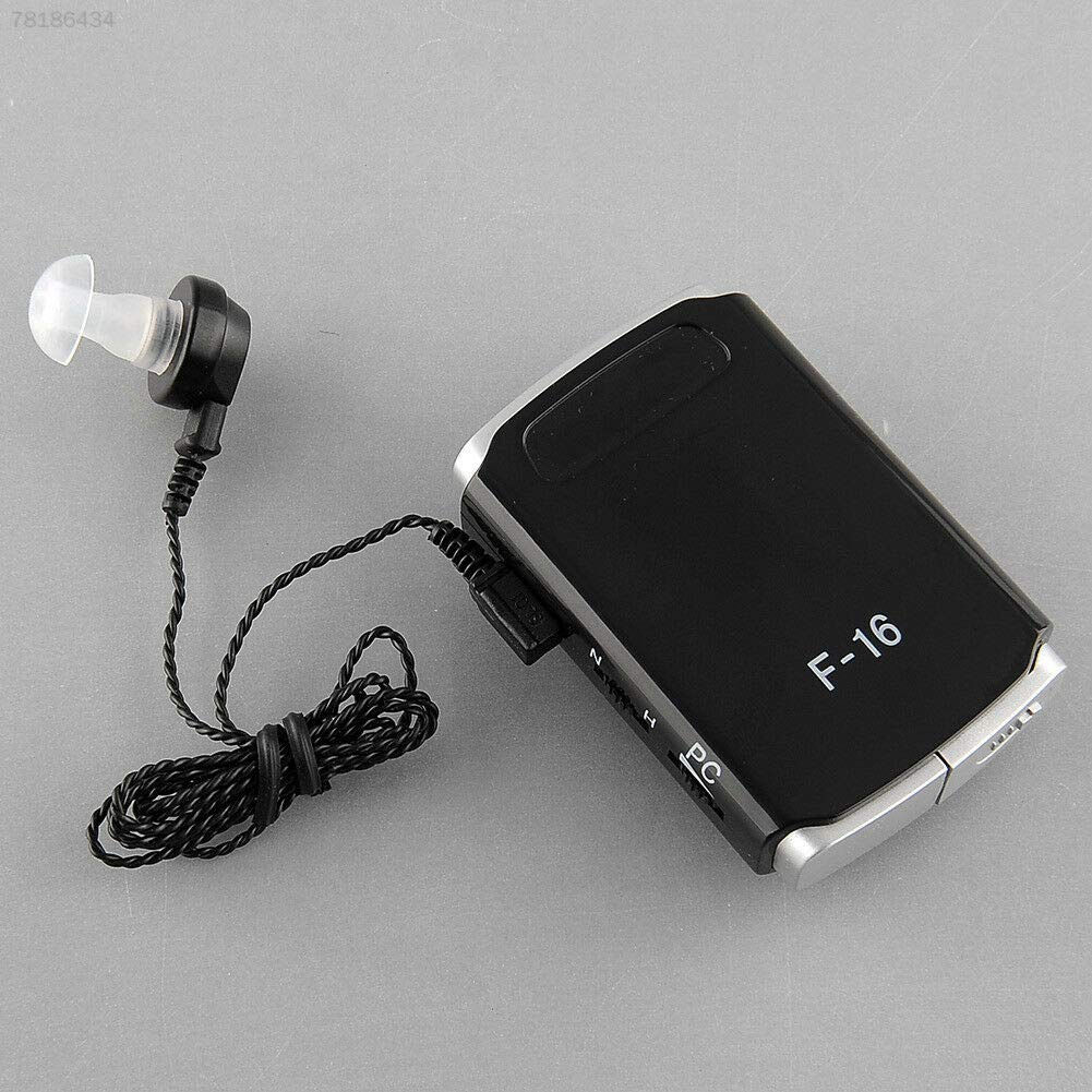 Aika F-16 Multichannel Pocket Model Hearing Aid Machine for Single Ear