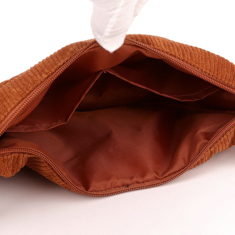 Miniatura: Bolsa Cora Meia-Lua em Cotelê