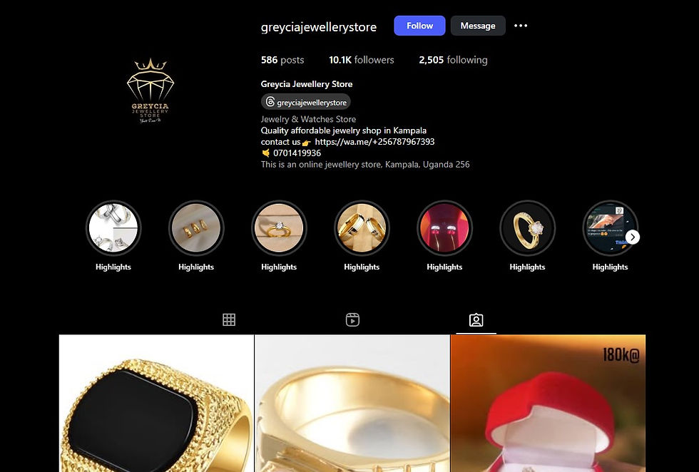 Greycia Jewellery Store