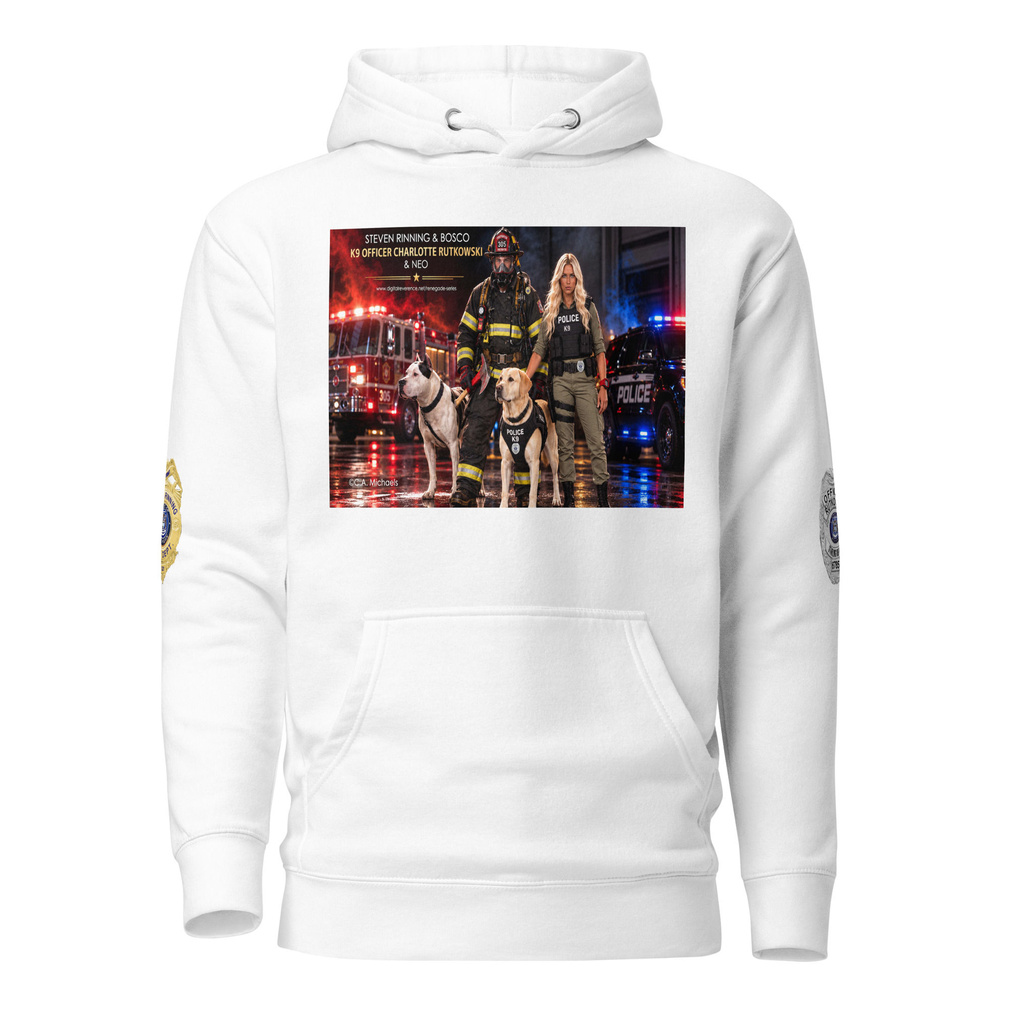 Steven and Charlotte first responders Unisex Hoodie