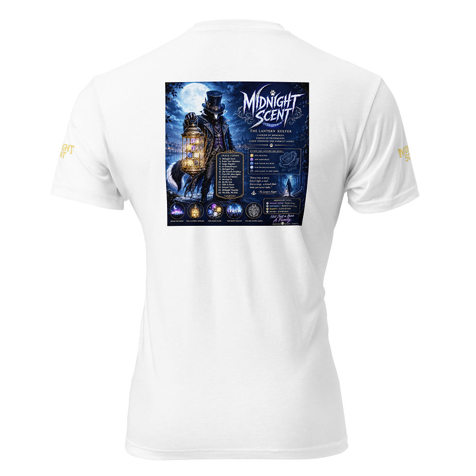 Thumbnail: Midnight Scent album cover Unisex Fitted T-Shirt - Next Level 6210