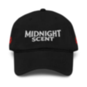 Midnight Scent black Garment washed baseball cap