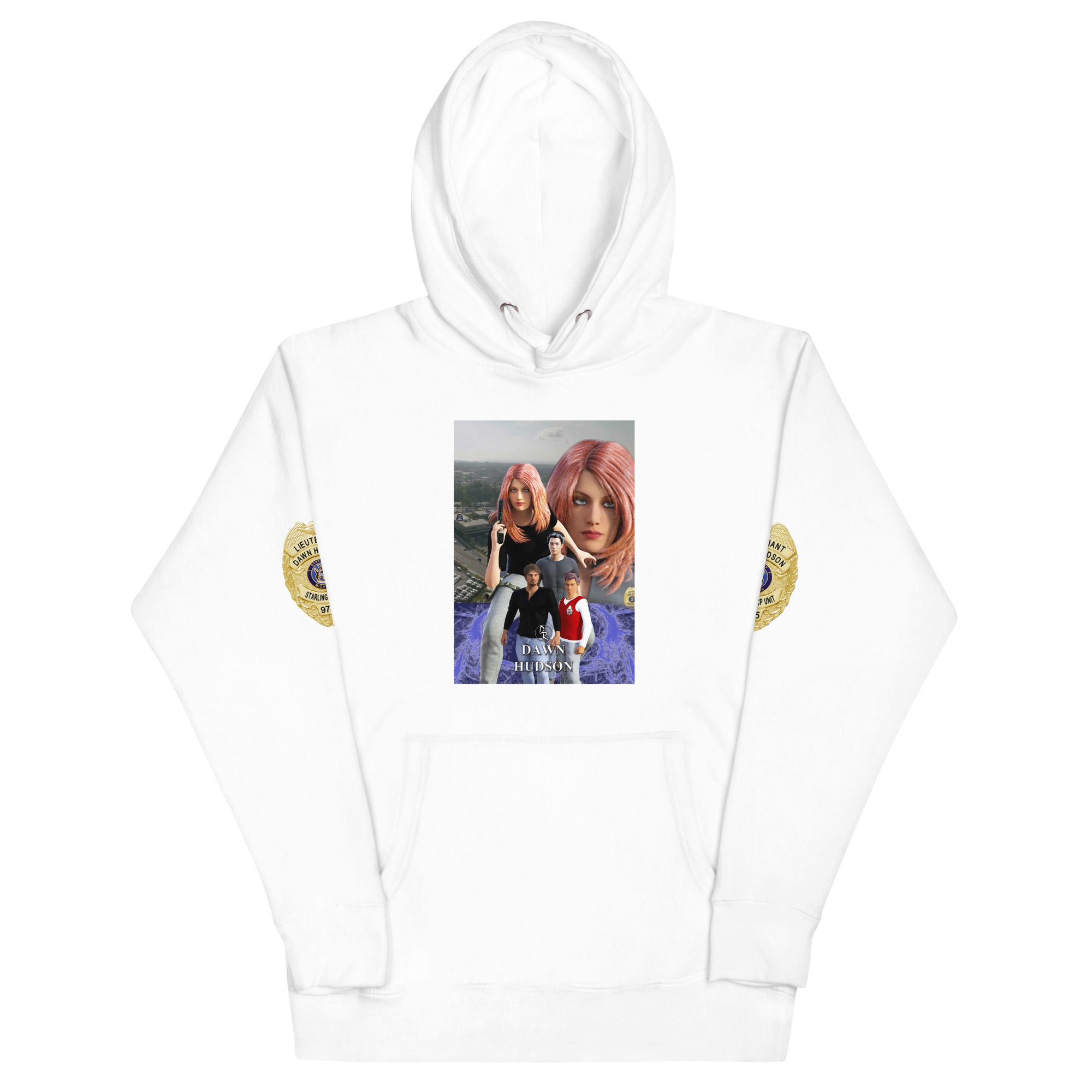Dawn Hudson collage Unisex Hoodie