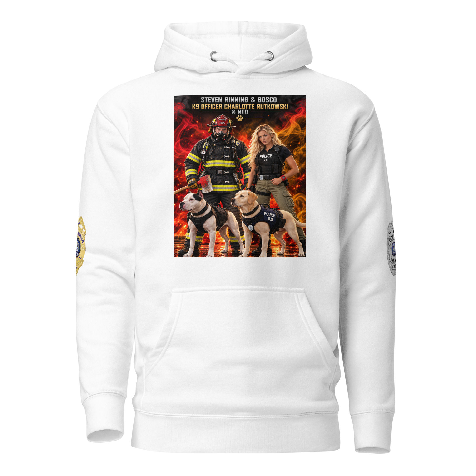 Steven and Charlotte first responders Unisex Hoodie