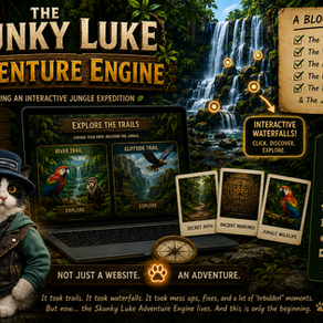 the Skunky Luke Adventure Engine™ 😹🐾🌴✨