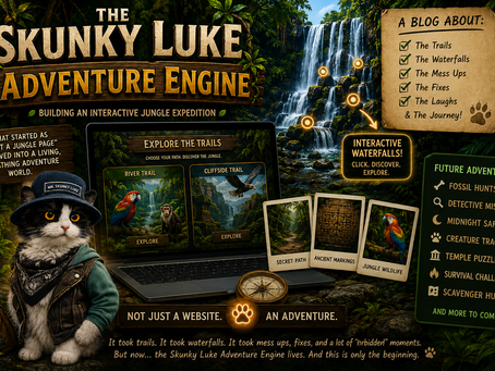 the Skunky Luke Adventure Engine™ 😹🐾🌴✨