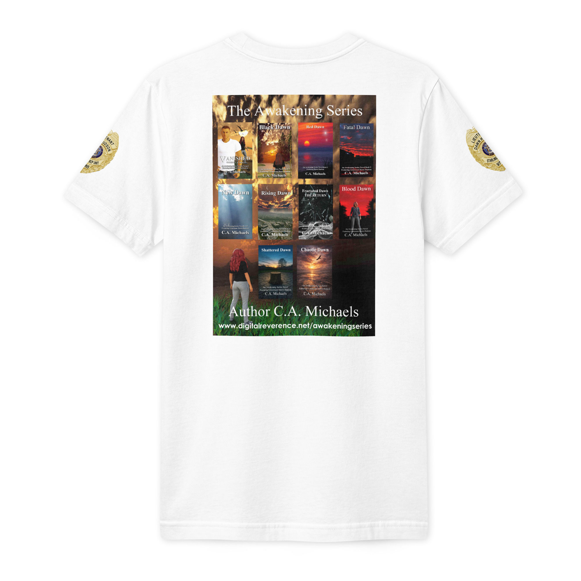 Dawn Hudson collage Fine Jersey T-Shirt