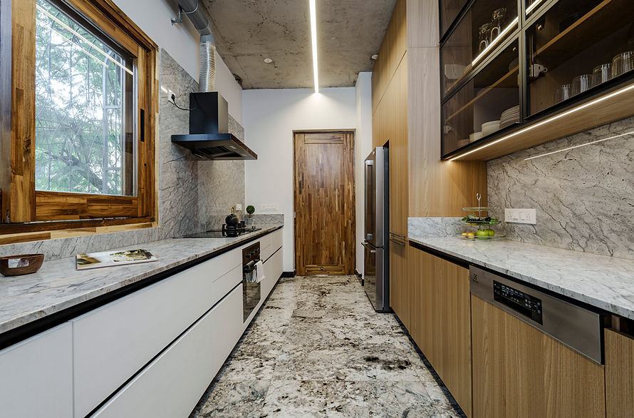 07-Minimalistic and elegant premium Indian kitchen design and installation in Bengaluru by