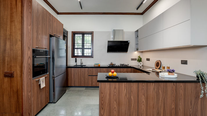 Premium Modular Indian Kitchen Design and Install for a Bengaluru-based joint family by Cabinets and Me - Project Residence in Vakil Garden City Bengaluru