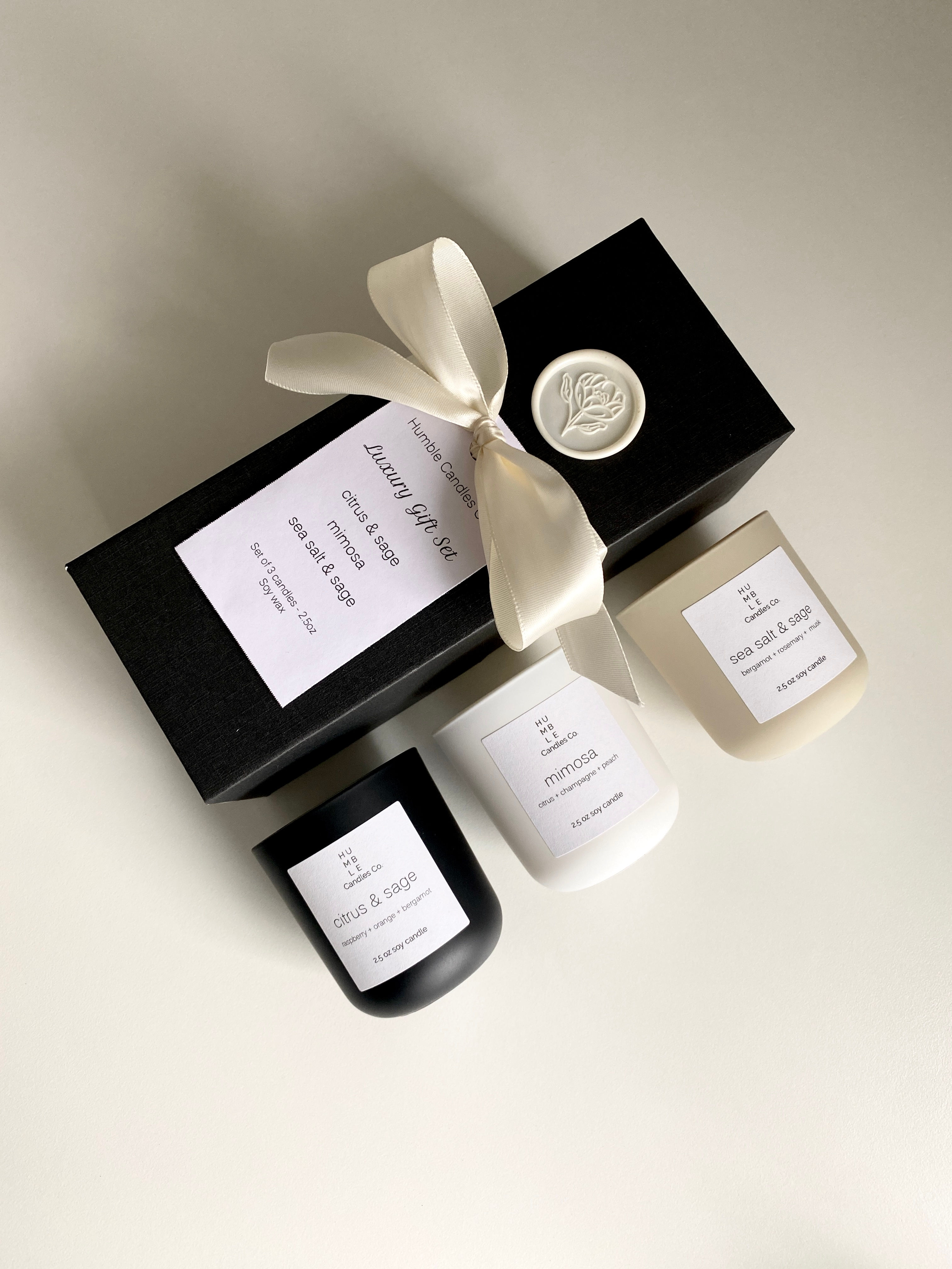 Luxury Candle Gift Set - Black