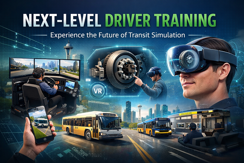 An overview of the vr, ar, mr, and simulator experiences at the KCM green jobs fair