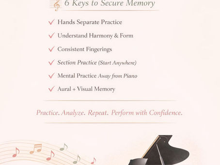 “The Secret to Confident Piano Memorization” 🎹