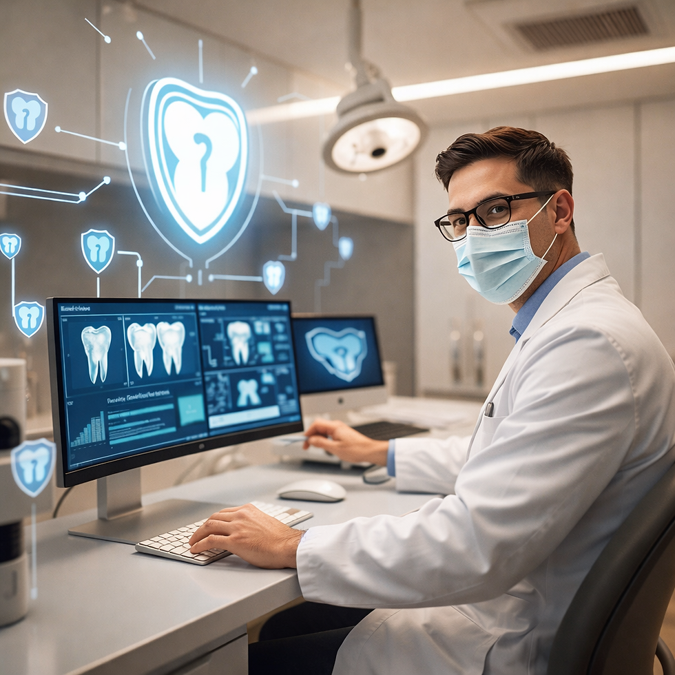 Advanced security in a dental practice