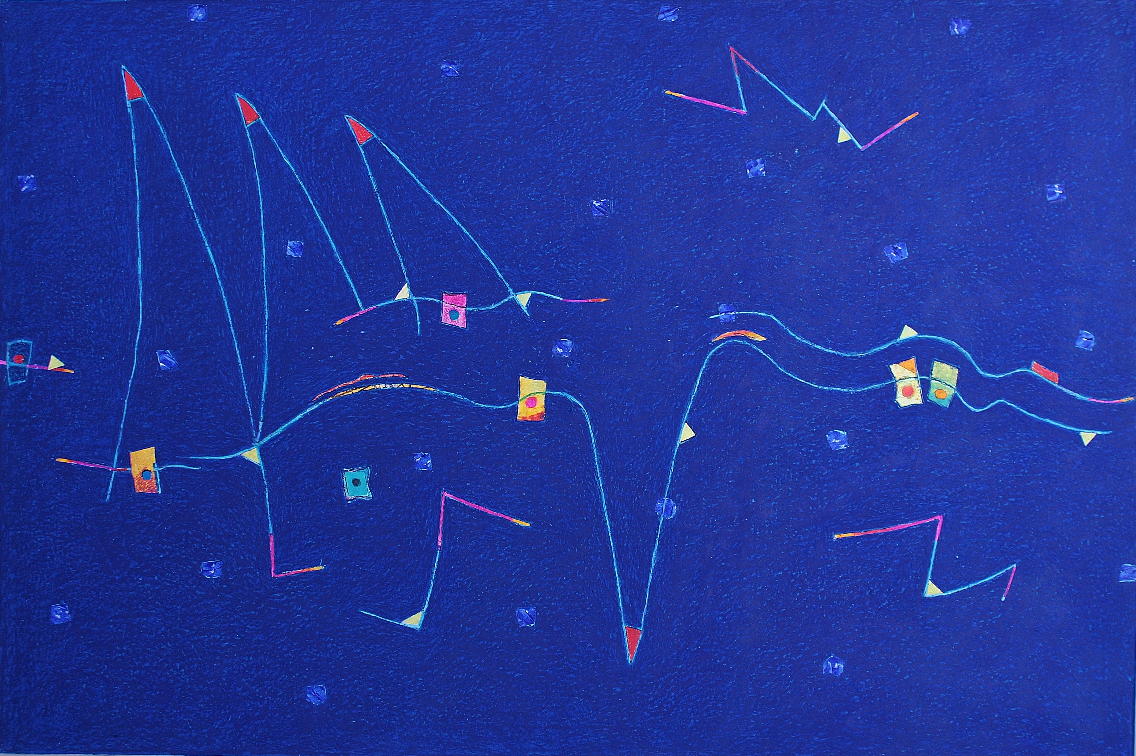des courbes, des angles - 80x120