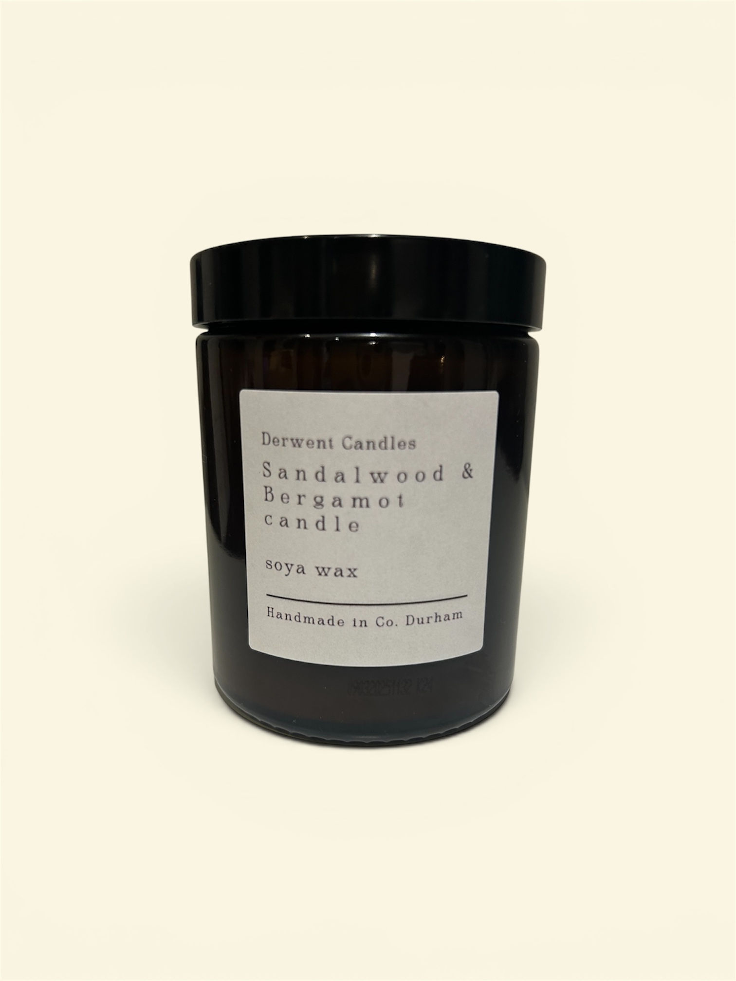 Sandalwood & Bergamot soya candle
