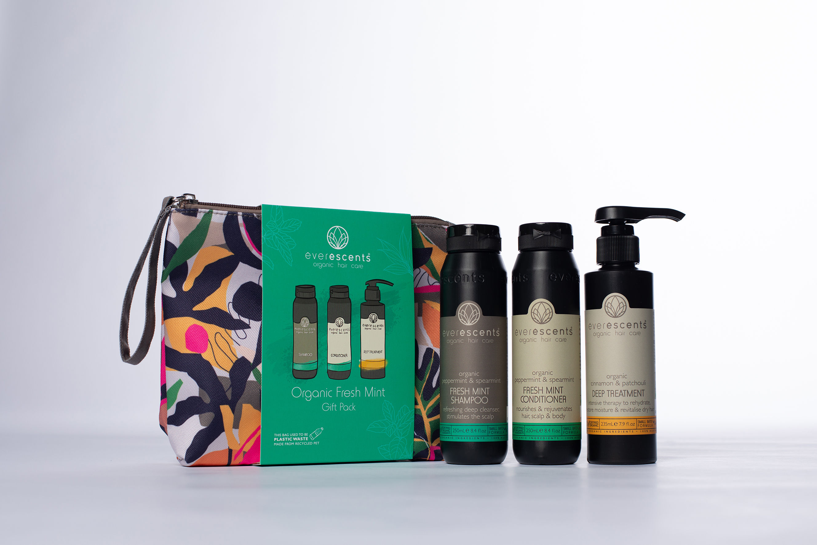 Everescents Organic Fresh Mint Hair Care Gift Pack