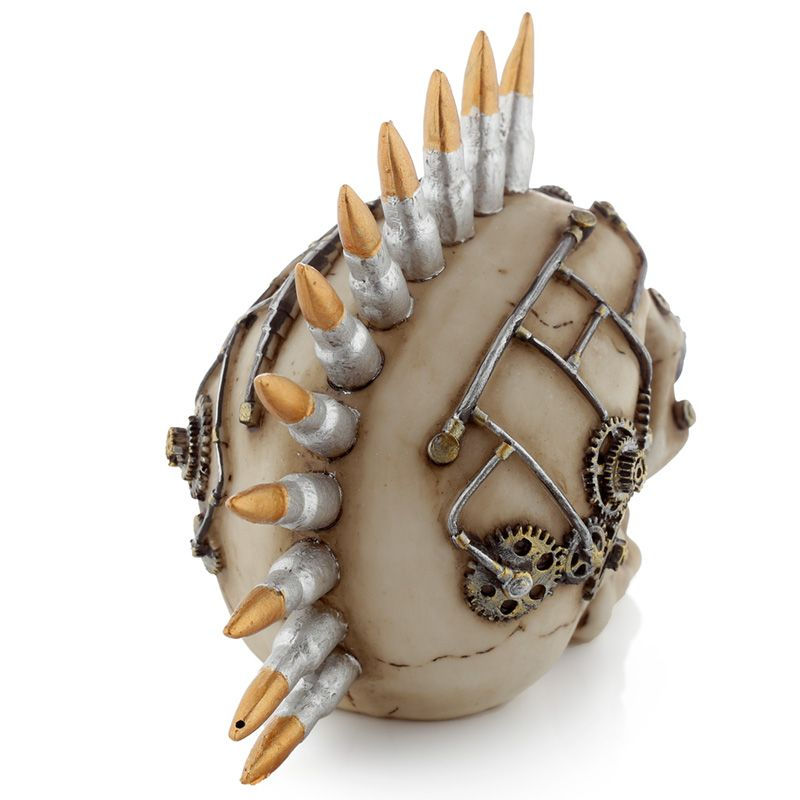 Thumbnail: Crâne Décoration Steampunk Crête avec Balles