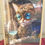 Thumbnail: Tableau cadre print Chat Steampunk