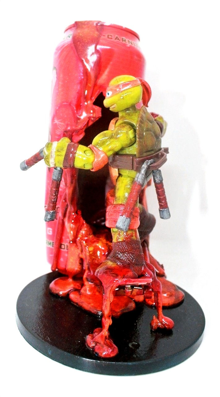 Figurine Turtles Ninja Raphaléo Art Design 18 Cm