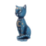 Statuette Chaton Céleste 26 cm
