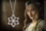 Collier Galadriel Fleur Argent